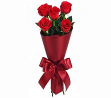 Букет 5 Красных роз Эдлесс Лав в Самашки