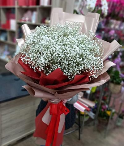 Букет цветов из: Гипсофила в Самашки