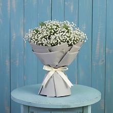 Букет цветов из:  Гипсофила в Самашки