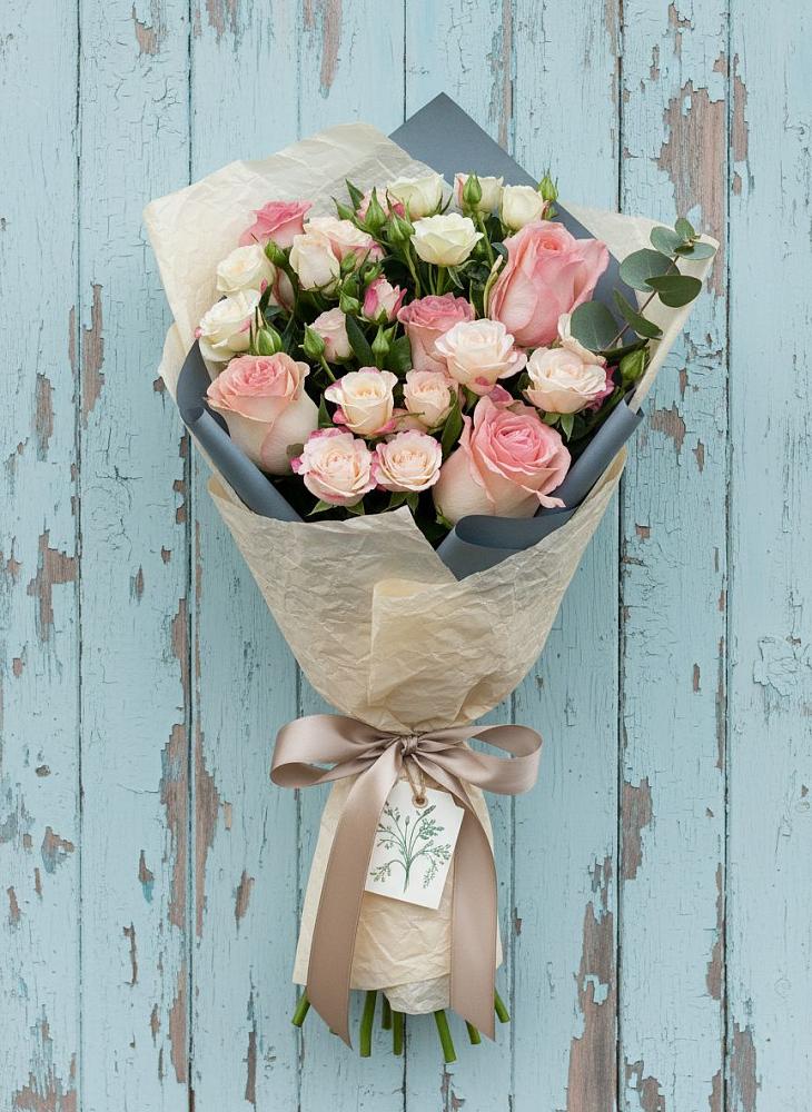 Букет цветов из: Розы в Самашки