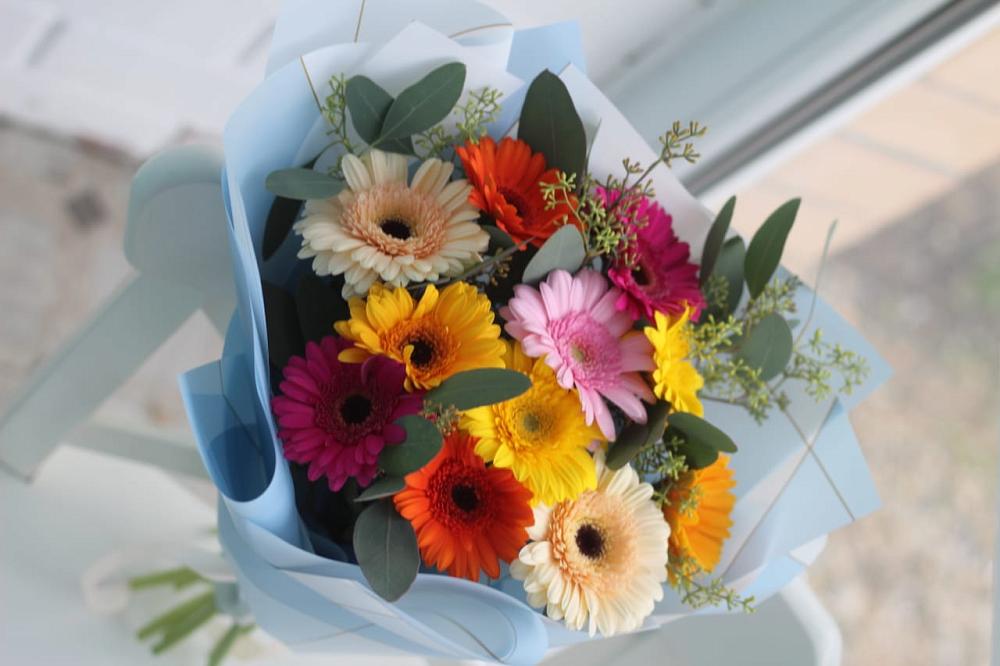 Букет цветов из: Герберы в Самашки