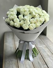Букет 35 Белых роз #REPLACE_PRED# Самашки