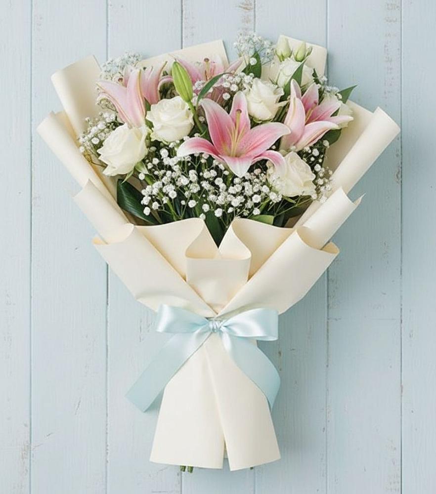 Букет цветов из: Лилии в Самашки