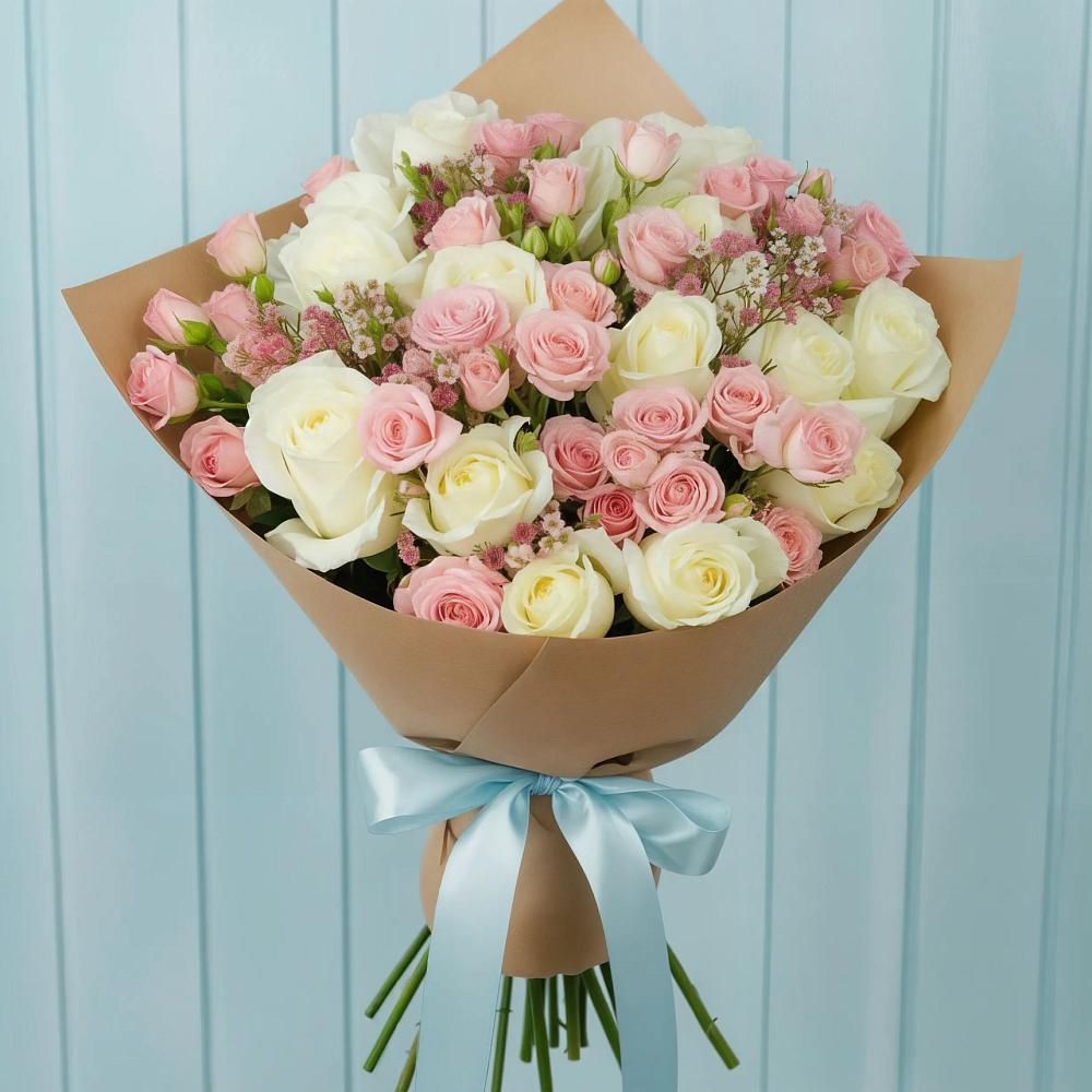 Букет цветов из: Розы в Самашки