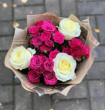 Букет цветов из:  Розы в Самашки