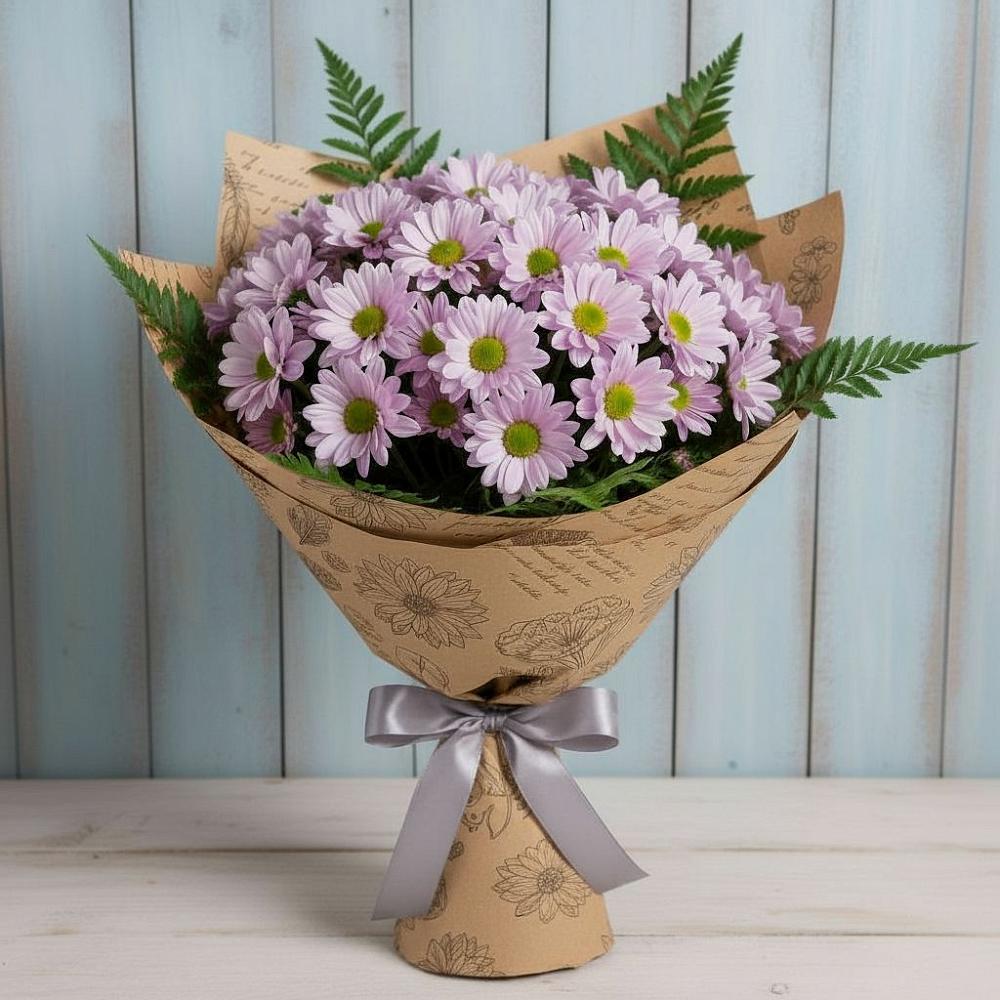 Букет цветов из: Хризантемы в Самашки