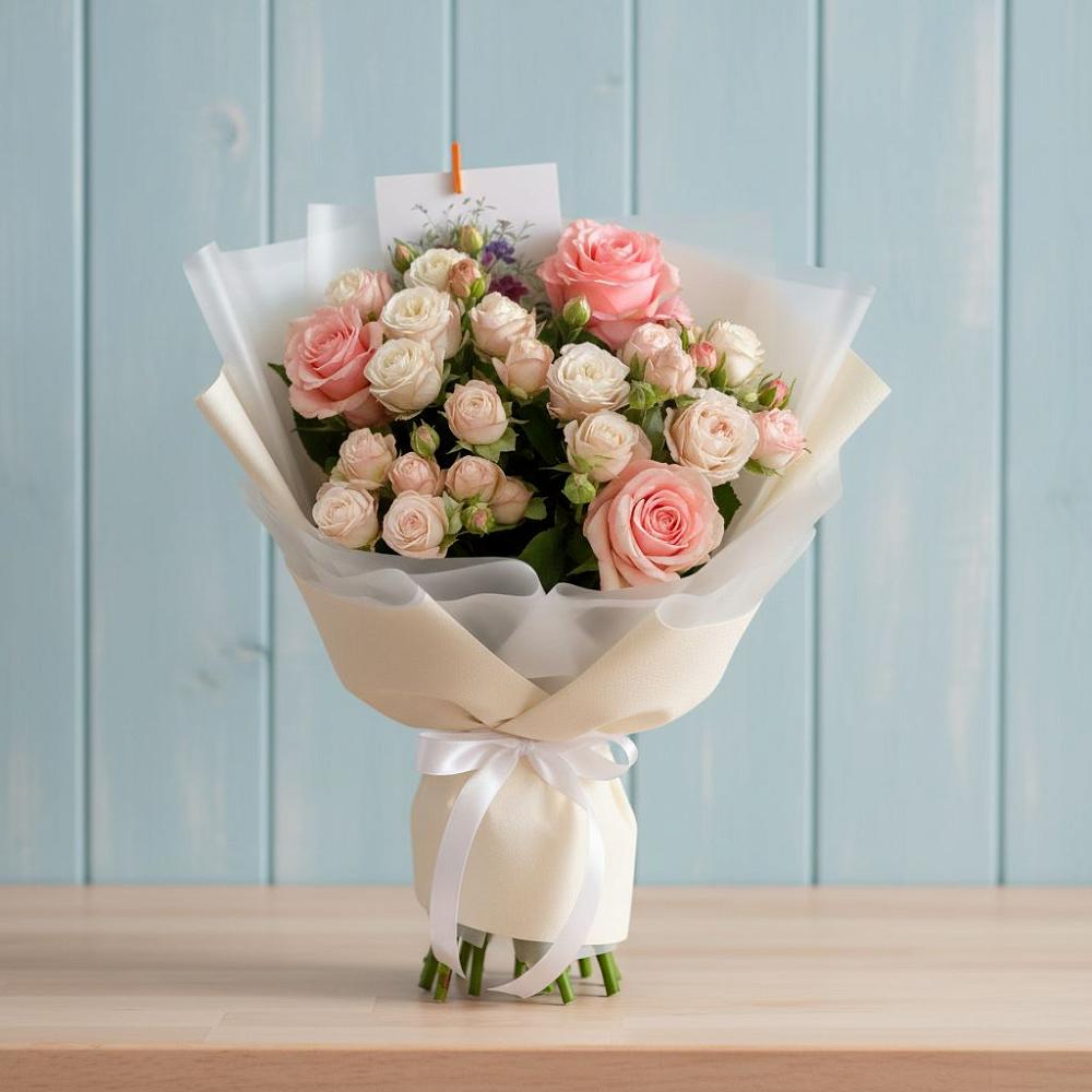 Букет цветов из: Розы в Самашки