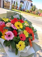 Букет цветов из:  Герберы #REPLACE_PRED# Самашки