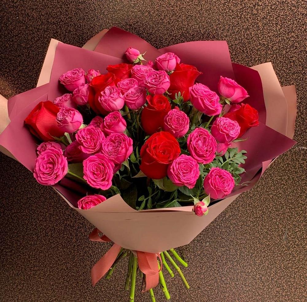 Букет В объятьях нежности в Самашки