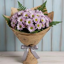 Букет цветов из:  Хризантемы #REPLACE_PRED# Самашки