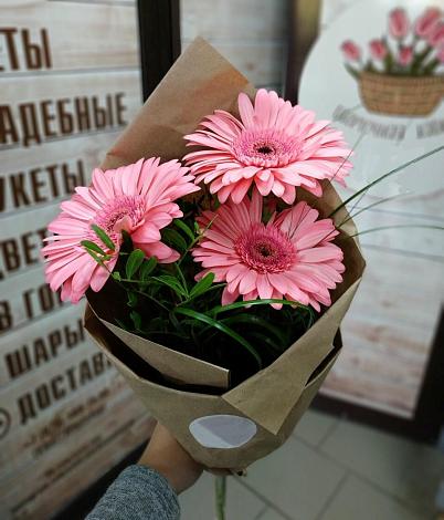 Букет цветов из: Герберы в Самашки