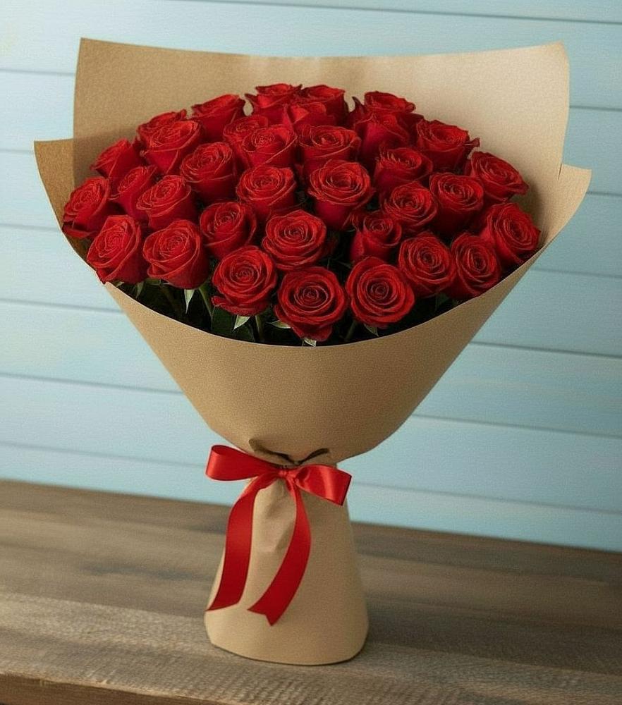 Букет Красные розы Милано в Самашки