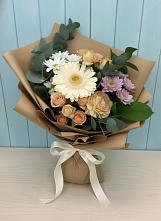 Букет цветов из:  Герберы и Хризантемы в Самашки