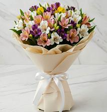 Букет цветов из:  Альстромерии в Самашки