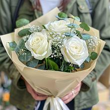 Букет цветов из:  Розы в Самашки