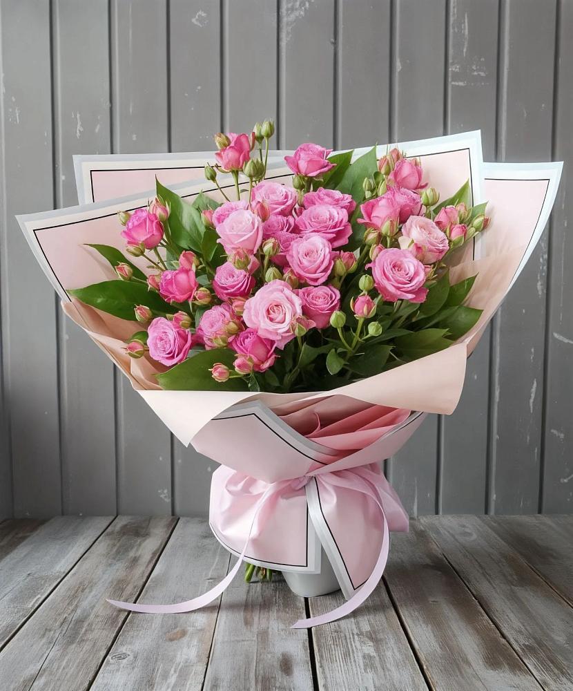 Букет Розовый кустик в Самашки