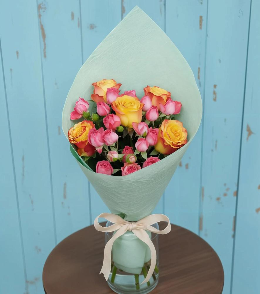 Букет цветов из: Розы в Самашки