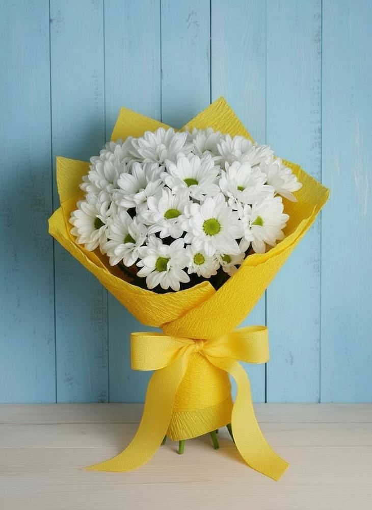 Букет цветов из: Хризантемы в Самашки