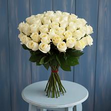 Букет 51 Белая роза Эдлесс Лав #REPLACE_PRED# Самашки