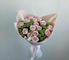 Букет цветов из:  Розы и Хризантемы в Самашки