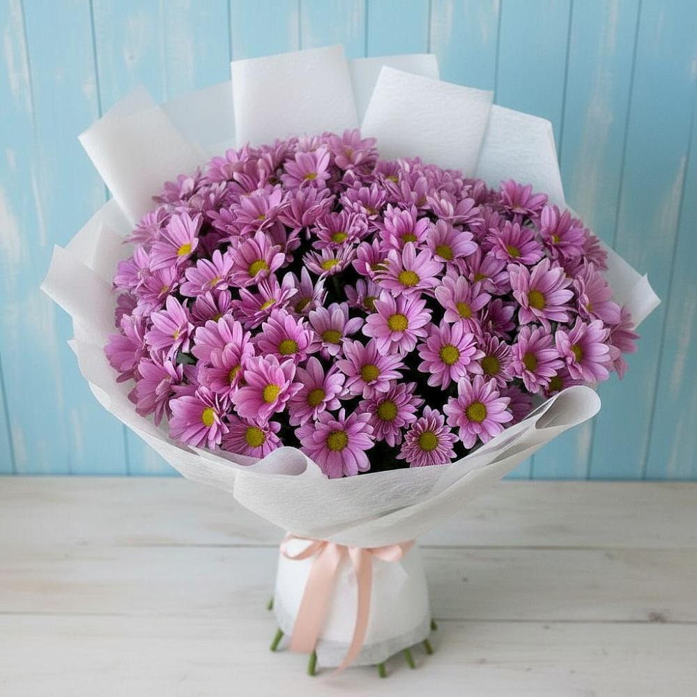 Букет цветов из: Хризантемы в Самашки