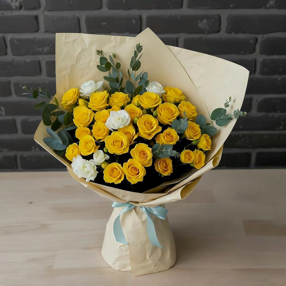 Букет цветов из: Розы в Самашки