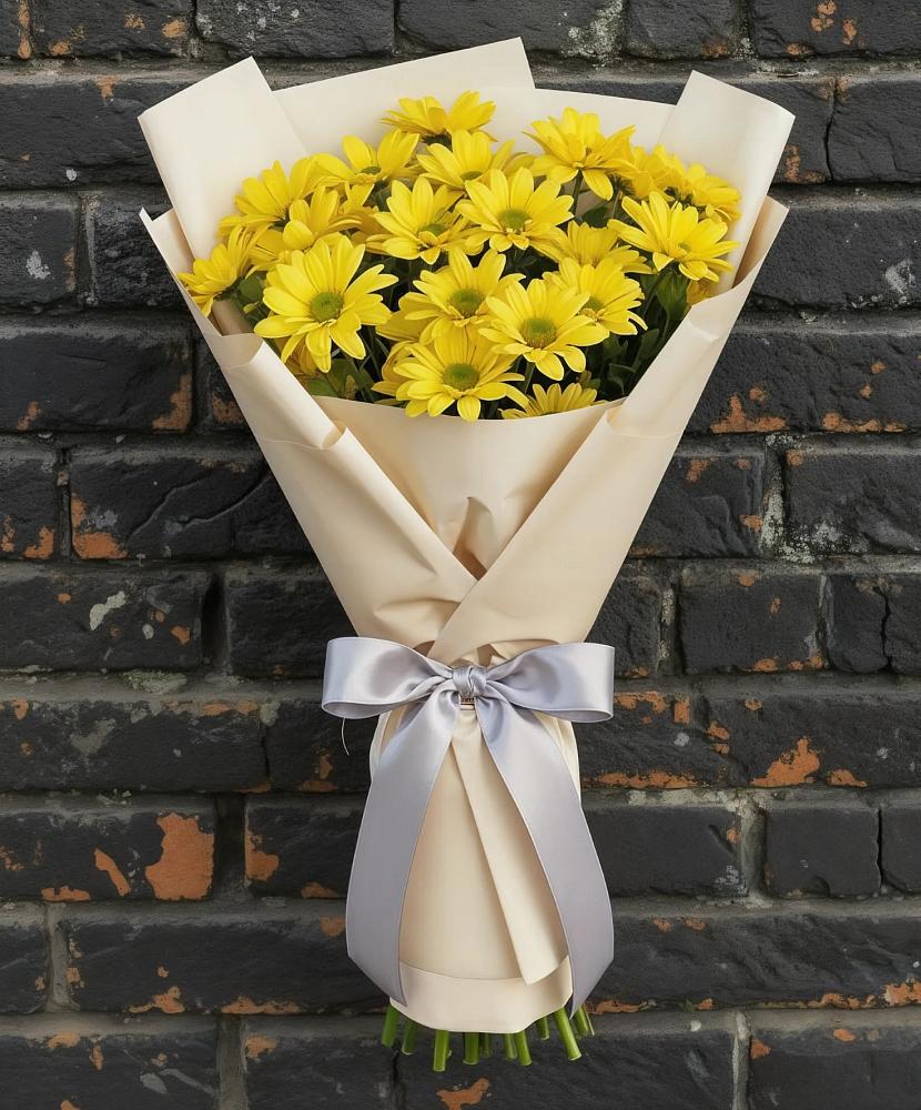 Букет цветов из: Хризантемы в Самашки