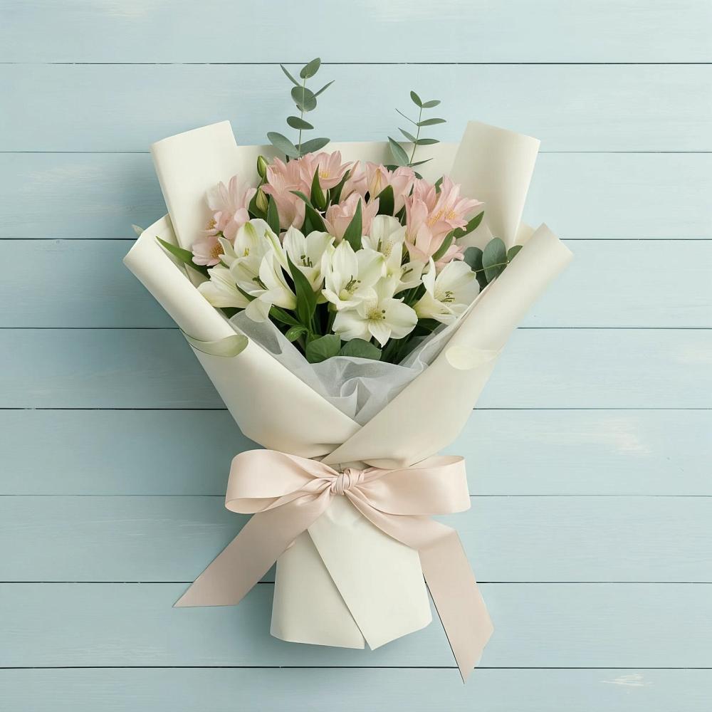 Букет цветов из: Альстромерии в Самашки