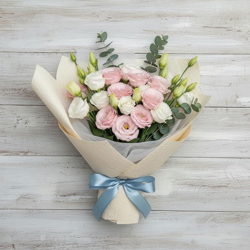 Букет цветов из: Лизиантусы в Самашки