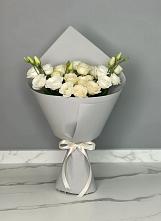 Букет цветов из:  Розы и Лизиантусы в Самашки