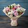 Букет цветов из: Хризантемы, Альстромерии и Розы в Самашки